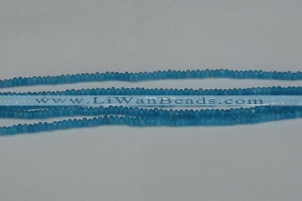 CCN4107 15.5 inches 2*4mm faceted rondelle candy jade beads