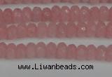 CCN4122 15.5 inches 4*6mm faceted rondelle candy jade beads