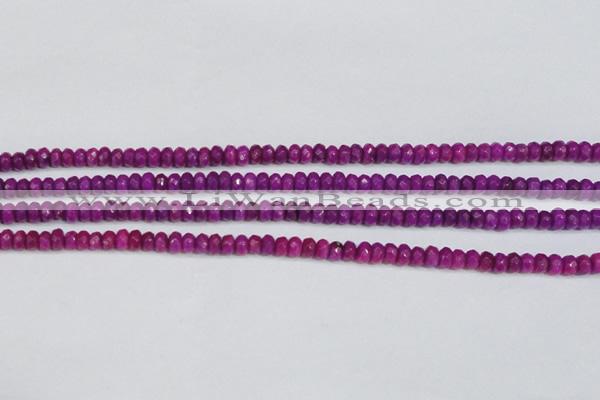 CCN4129 15.5 inches 4*6mm faceted rondelle candy jade beads