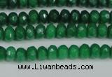 CCN4141 15.5 inches 4*6mm faceted rondelle candy jade beads