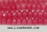 CCN4156 15.5 inches 5*8mm faceted rondelle candy jade beads