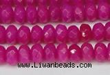 CCN4161 15.5 inches 5*8mm faceted rondelle candy jade beads