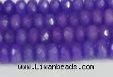 CCN4163 15.5 inches 5*8mm faceted rondelle candy jade beads