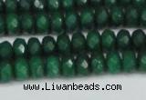 CCN4170 15.5 inches 5*8mm faceted rondelle candy jade beads