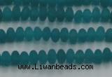 CCN4505 15.5 inches 3*5mm rondelle matte candy jade beads