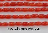 CCN4512 15.5 inches 3*5mm rice candy jade beads wholesale