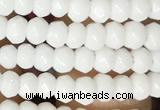 CCN5100 15 inches 3*4mm faceted rondelle candy jade beads