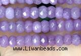 CCN5109 15 inches 3*4mm faceted rondelle candy jade beads