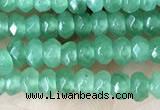 CCN5118 15 inches 3*4mm faceted rondelle candy jade beads