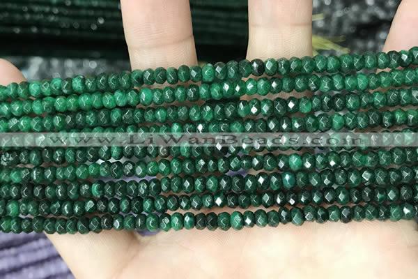 CCN5123 15 inches 3*4mm faceted rondelle candy jade beads