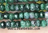 CCN5125 15 inches 3*4mm faceted rondelle candy jade beads