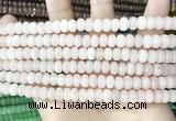 CCN5131 15 inches 5*8mm faceted rondelle candy jade beads