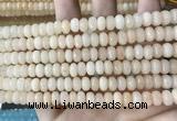 CCN5132 15 inches 5*8mm faceted rondelle candy jade beads