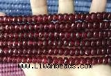 CCN5145 15 inches 5*8mm faceted rondelle candy jade beads