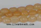 CCN515 15.5 inches 8*10mm oval candy jade beads wholesale