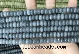 CCN5162 15 inches 5*8mm faceted rondelle candy jade beads