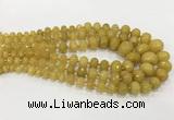 CCN5170 5*8mm - 14*20mm faceted rondelle candy jade graduated beads