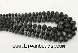 CCN5177 5*8mm - 14*20mm faceted rondelle candy jade graduated beads