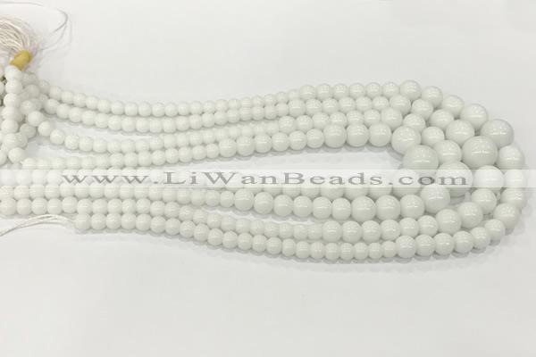 CCN5186 6mm - 14mm round candy jade graduated beads