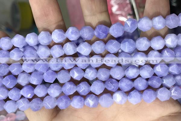 CCN5244 15 inches 8mm faceted nuggets candy jade beads