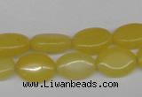 CCN525 15.5 inches 10*14mm oval candy jade beads wholesale