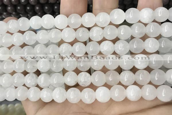 CCN5310 15 inches 8mm round candy jade beads Wholesale