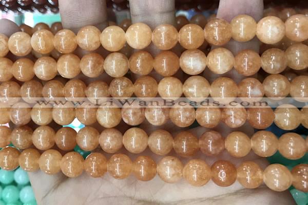 CCN5345 15 inches 8mm round candy jade beads Wholesale