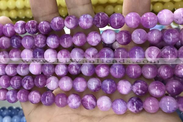 CCN5362 15 inches 8mm round candy jade beads Wholesale