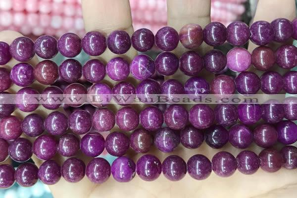 CCN5364 15 inches 8mm round candy jade beads Wholesale