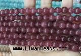 CCN5368 15 inches 8mm round candy jade beads Wholesale