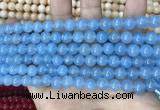 CCN5434 15 inches 8mm round candy jade beads Wholesale