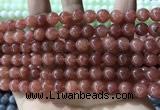 CCN5447 15 inches 8mm round candy jade beads Wholesale