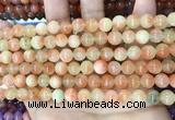 CCN5475 15 inches 8mm round candy jade beads Wholesale