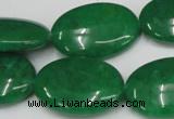 CCN548 15.5 inches 18*25mm oval candy jade beads wholesale