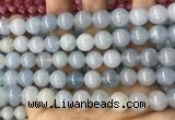 CCN5501 15 inches 8mm round candy jade beads Wholesale