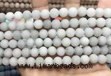 CCN5576 15 inches 8mm round matte candy jade beads Wholesale