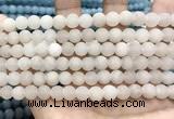 CCN5580 15 inches 8mm round matte candy jade beads Wholesale