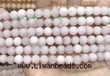 CCN5583 15 inches 8mm round matte candy jade beads Wholesale