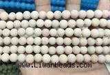 CCN5600 15 inches 8mm round matte candy jade beads Wholesale