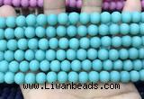 CCN5608 15 inches 8mm round matte candy jade beads Wholesale