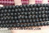 CCN5631 15 inches 8mm round matte candy jade beads Wholesale