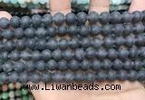 CCN5633 15 inches 8mm round matte candy jade beads Wholesale