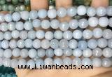 CCN5652 15 inches 8mm faceted round candy jade beads