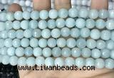 CCN5653 15 inches 8mm faceted round candy jade beads