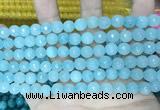 CCN5661 15 inches 8mm faceted round candy jade beads