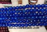 CCN5665 15 inches 8mm faceted round candy jade beads