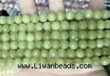 CCN5670 15 inches 8mm faceted round candy jade beads