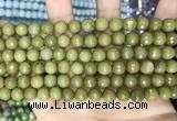 CCN5671 15 inches 8mm faceted round candy jade beads