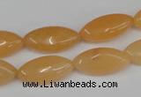 CCN571 15.5 inches 10*20mm marquise candy jade beads wholesale