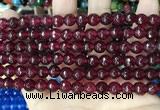 CCN5733 15 inches 8mm faceted round candy jade beads